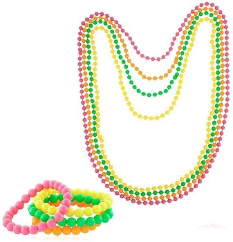 neon glow party accessories neon color beads